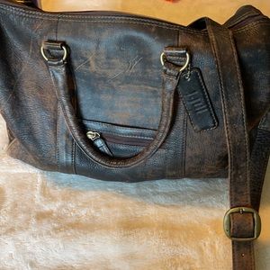 J.Jill distressed duffle/satchel